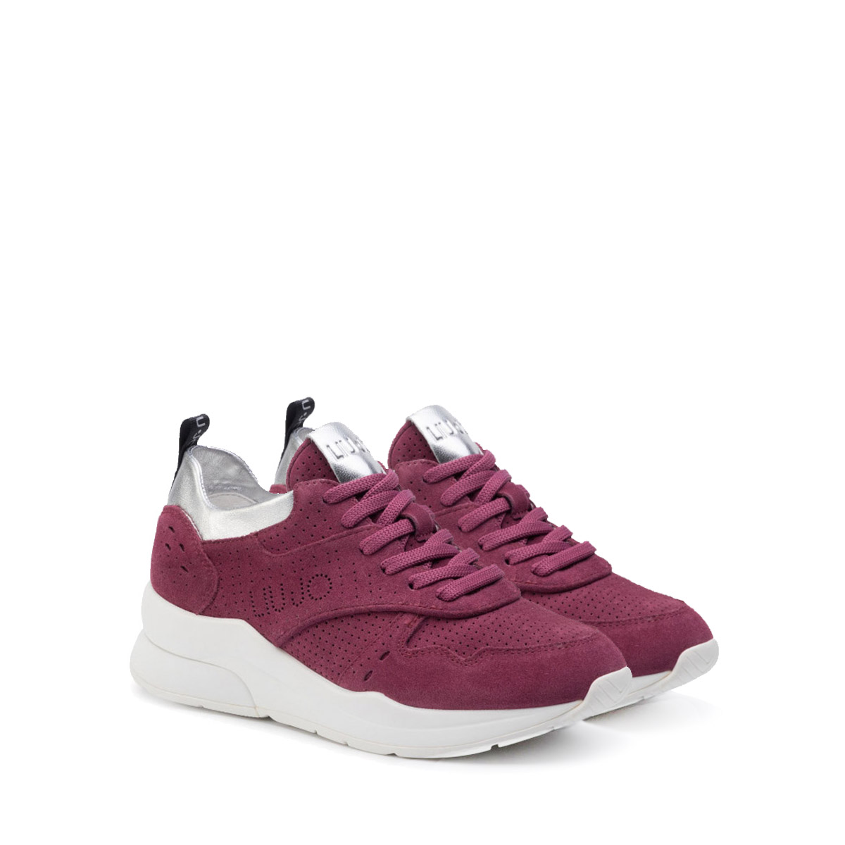 Sneakers Karlie in suede - WINE