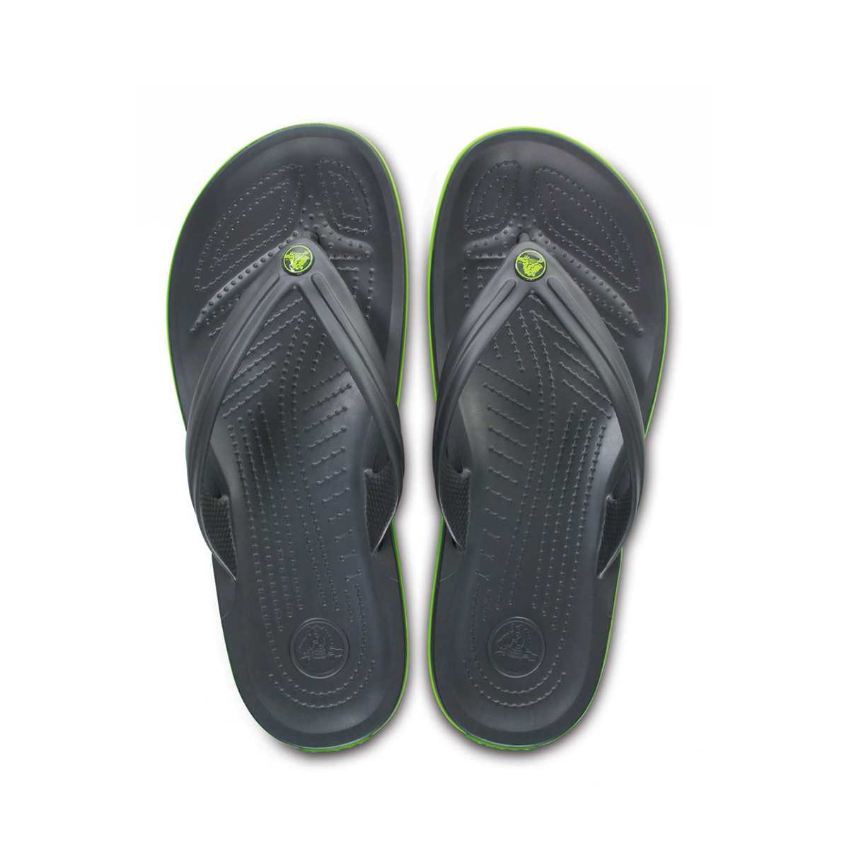 Infradito Crocband™ Flip U Graphite Volt Green - 3