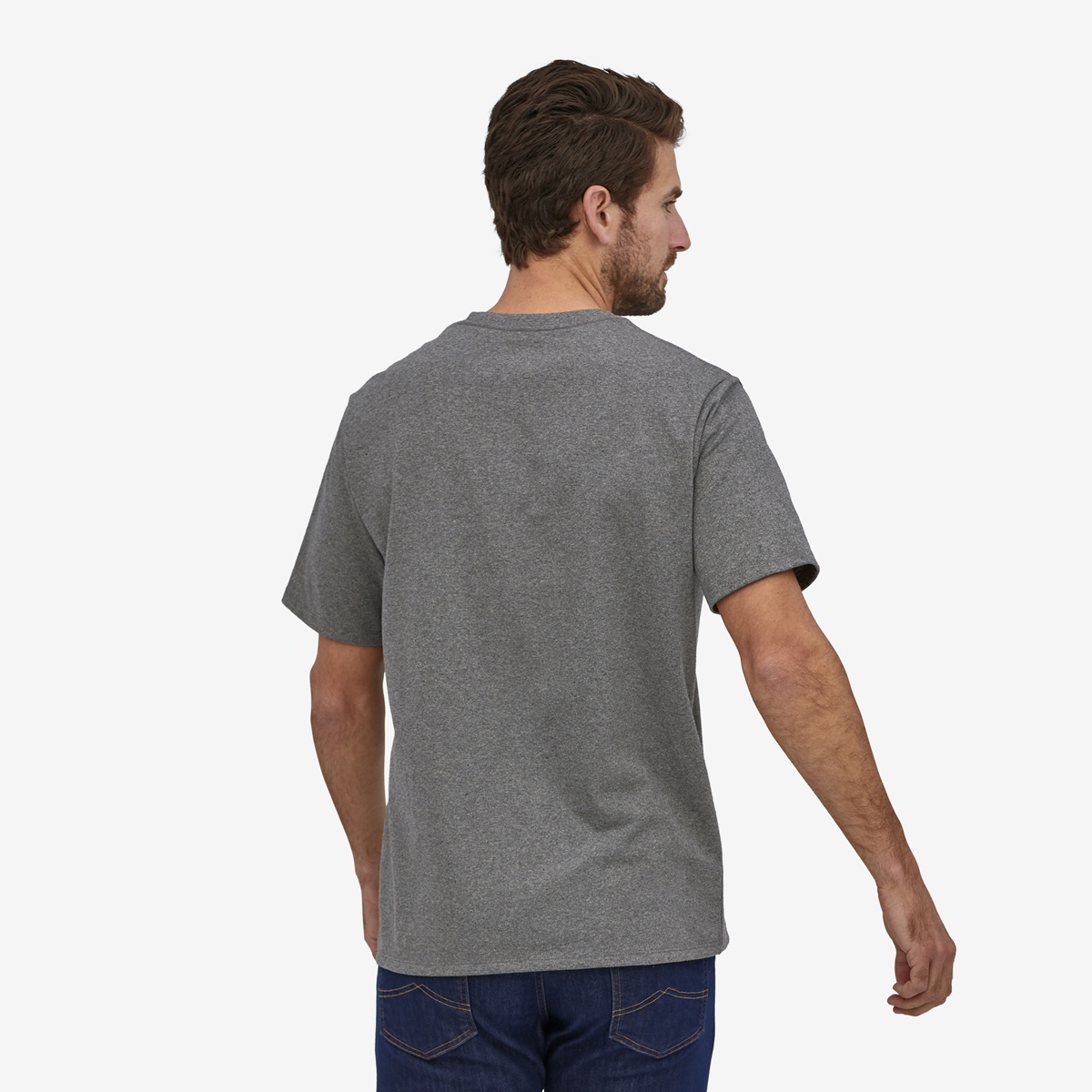 Men's P-6 Label Pocket Responsibili-Tee® Gravel Heather - 3