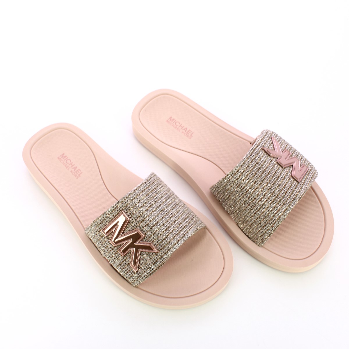 Sandalo MK Slide White Gold - 4