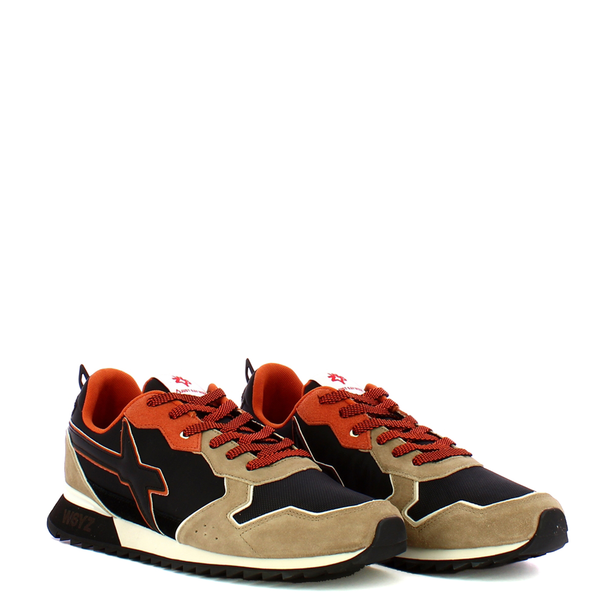 Sneakers Jet M Active Taupe Black Arancio - 2