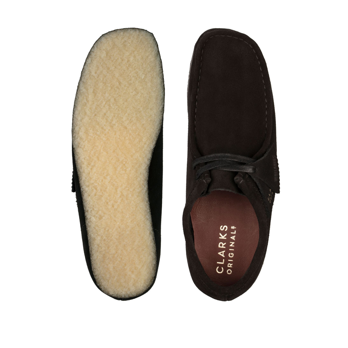 Scarpa Wallabee Black Suede - 6