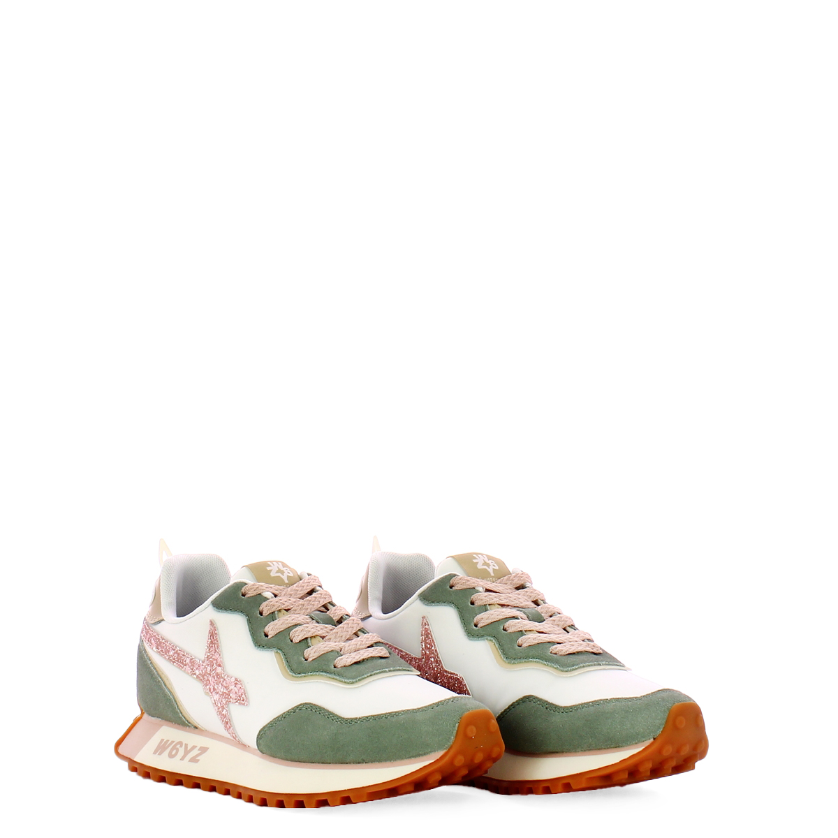 Sneakers Jet2 Glitter Sage White