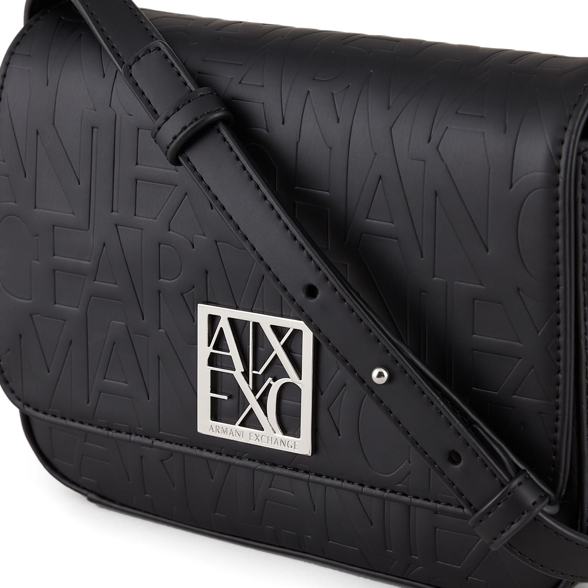 Armani Exchange Borsa a tracolla Media logata - 4