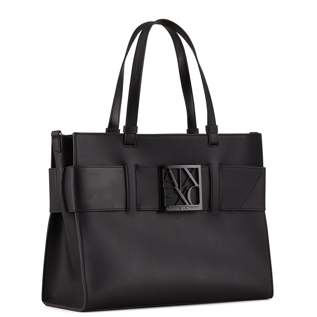 Armani Exchange Borsa a mano Grande con fibbia Nero - 2