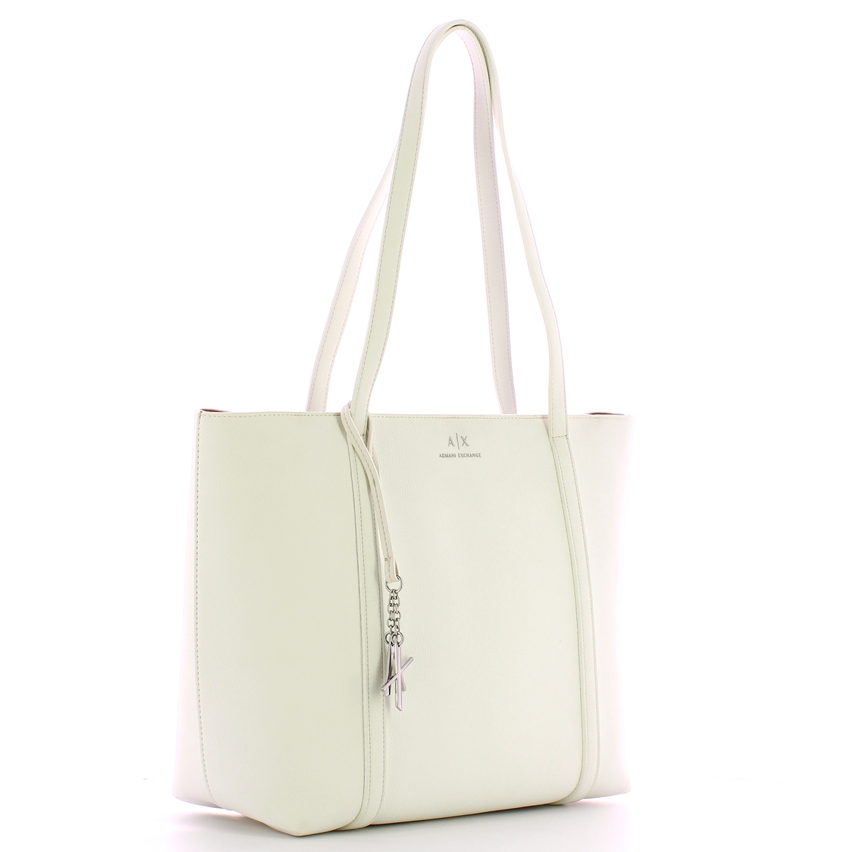 Armani Exchange Shopper con logo Bianco - 2