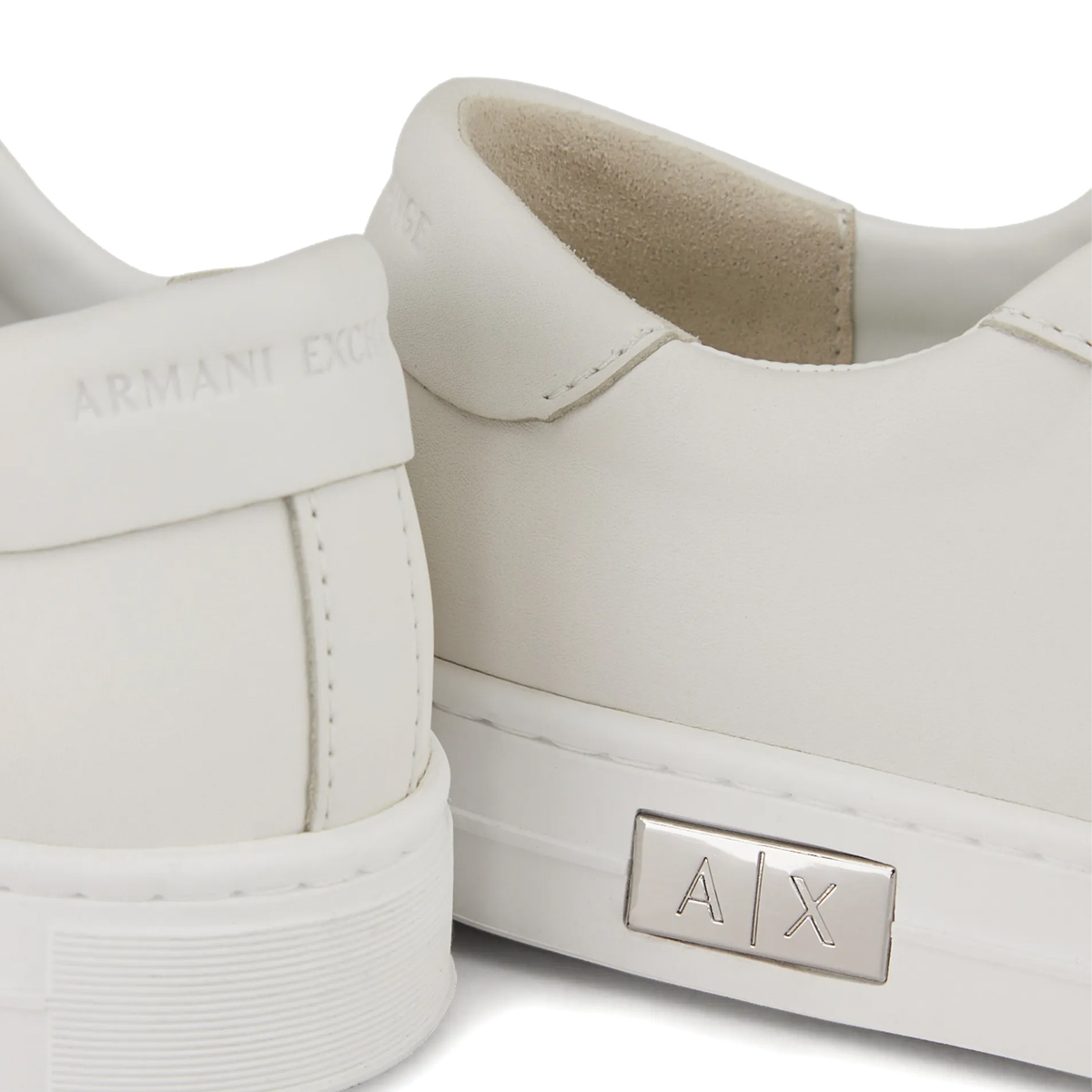 Armani Exchange Sneakers in pelle White+White - 4