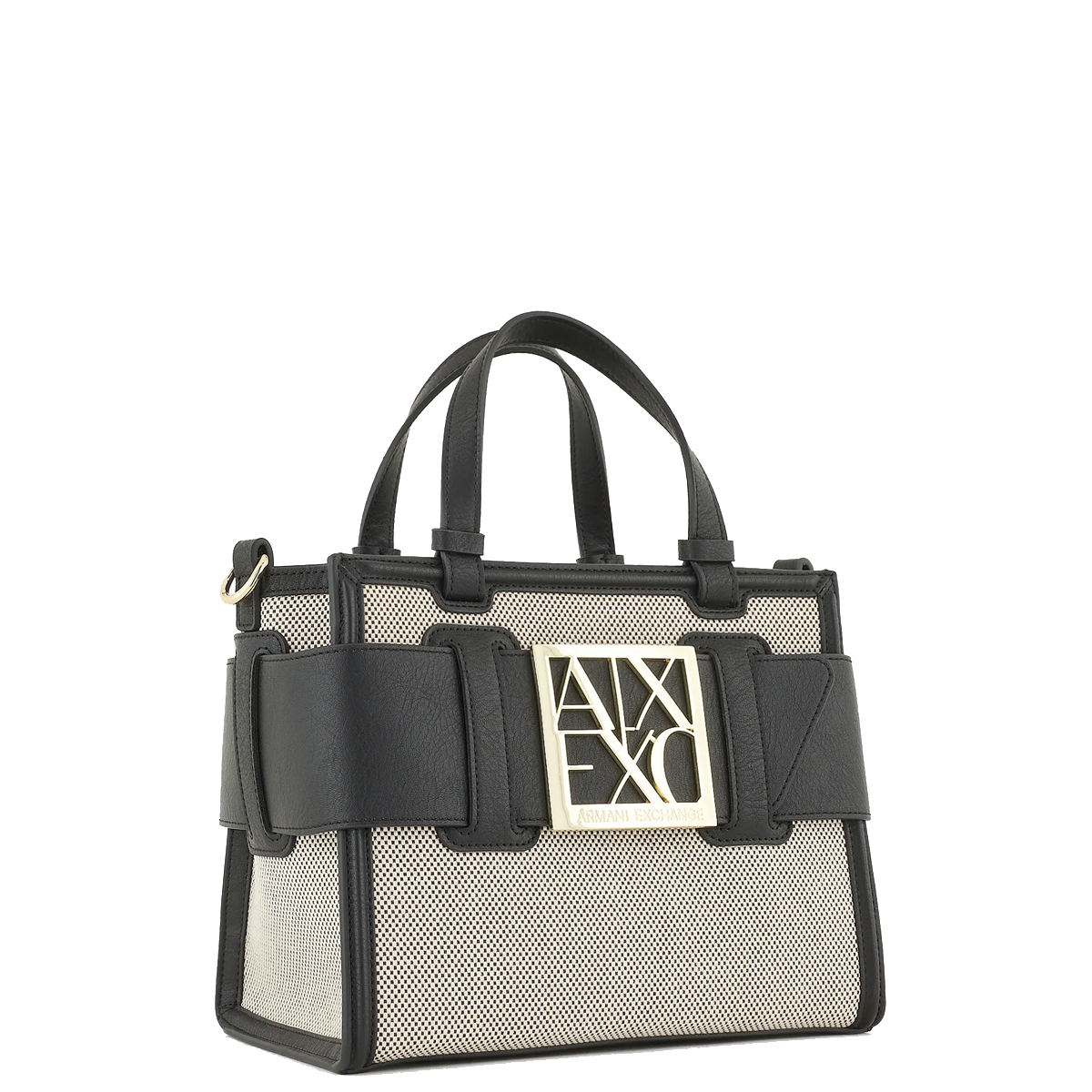 Armani Exchange Borsa a mano Piccola con fibbia Nero - 2