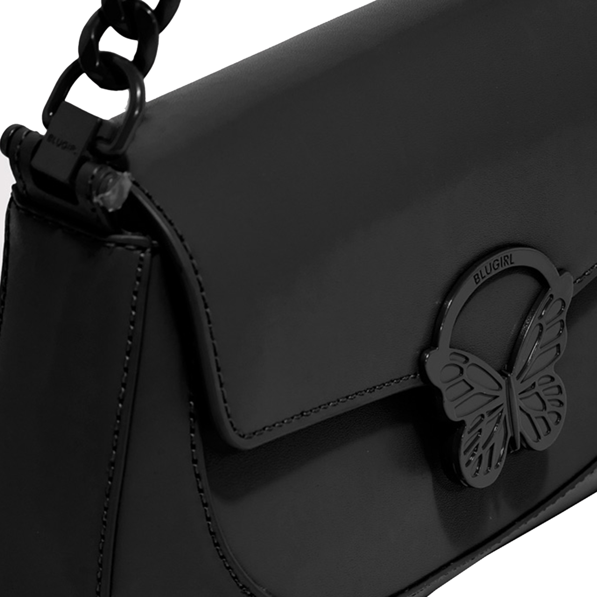 Blugirl Borsa a spalla con catena Black - 4