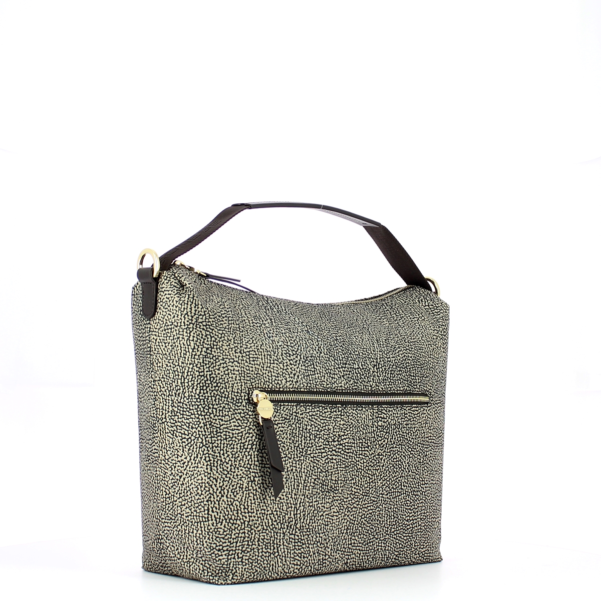 Borbonese Hobo Bag Small Jet - 2