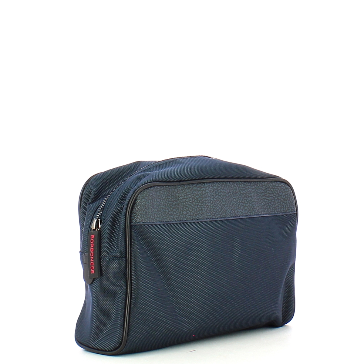 Borbonese Beauty Case Large Blu Nero - 2