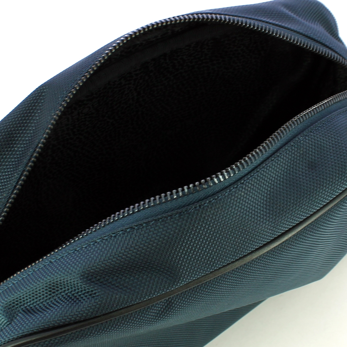 Borbonese Beauty Case Large Blu Nero - 4