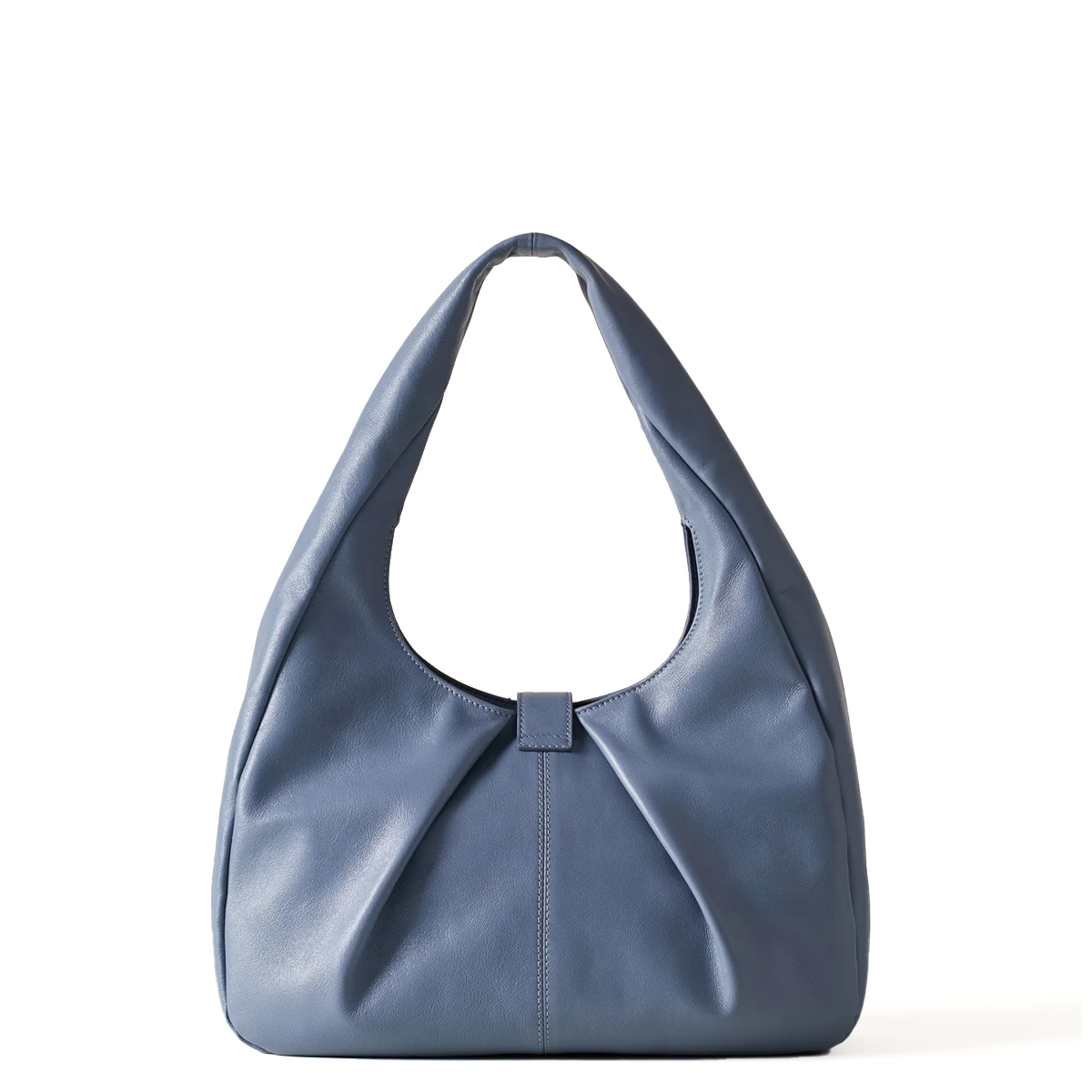 Borbonese Hobo Bag Cortina Medium Blu Portofino - 3