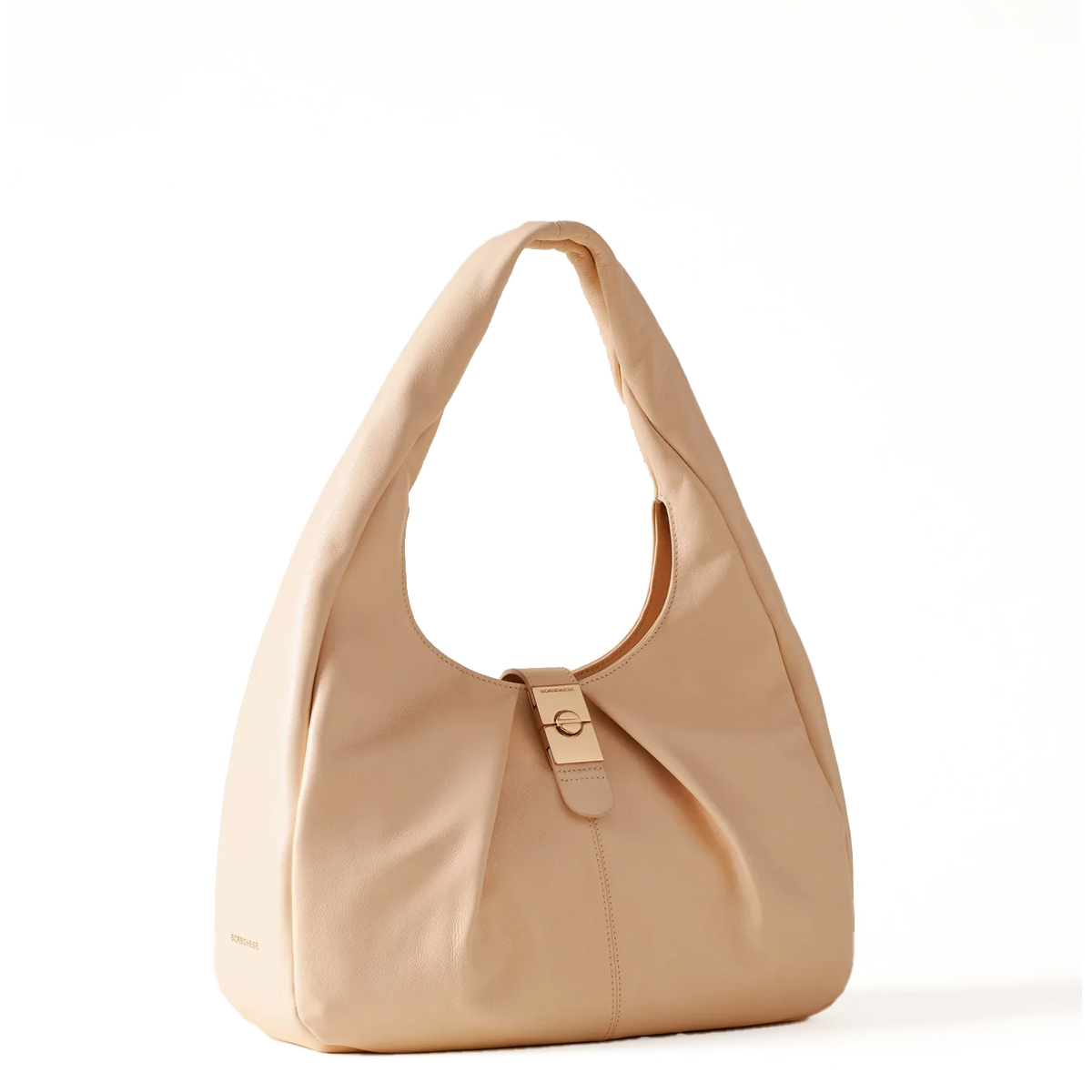 Borbonese Hobo Bag Cortina Medium Light Cuir - 2