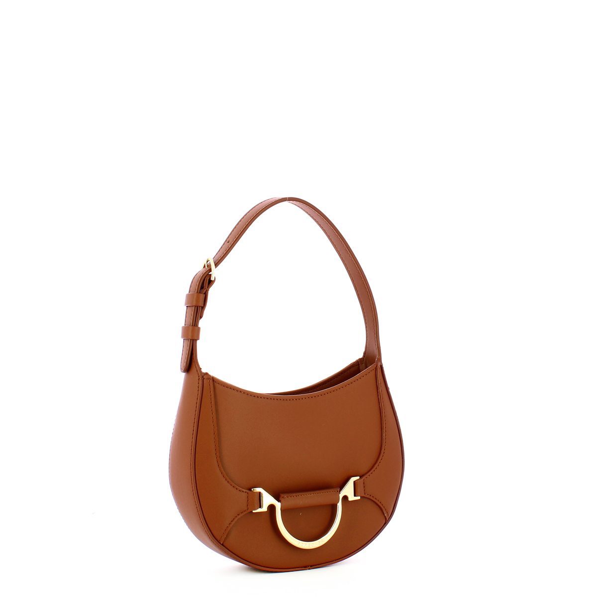 Borbonese Mini Hobo Bag 110 Cuoio - 2