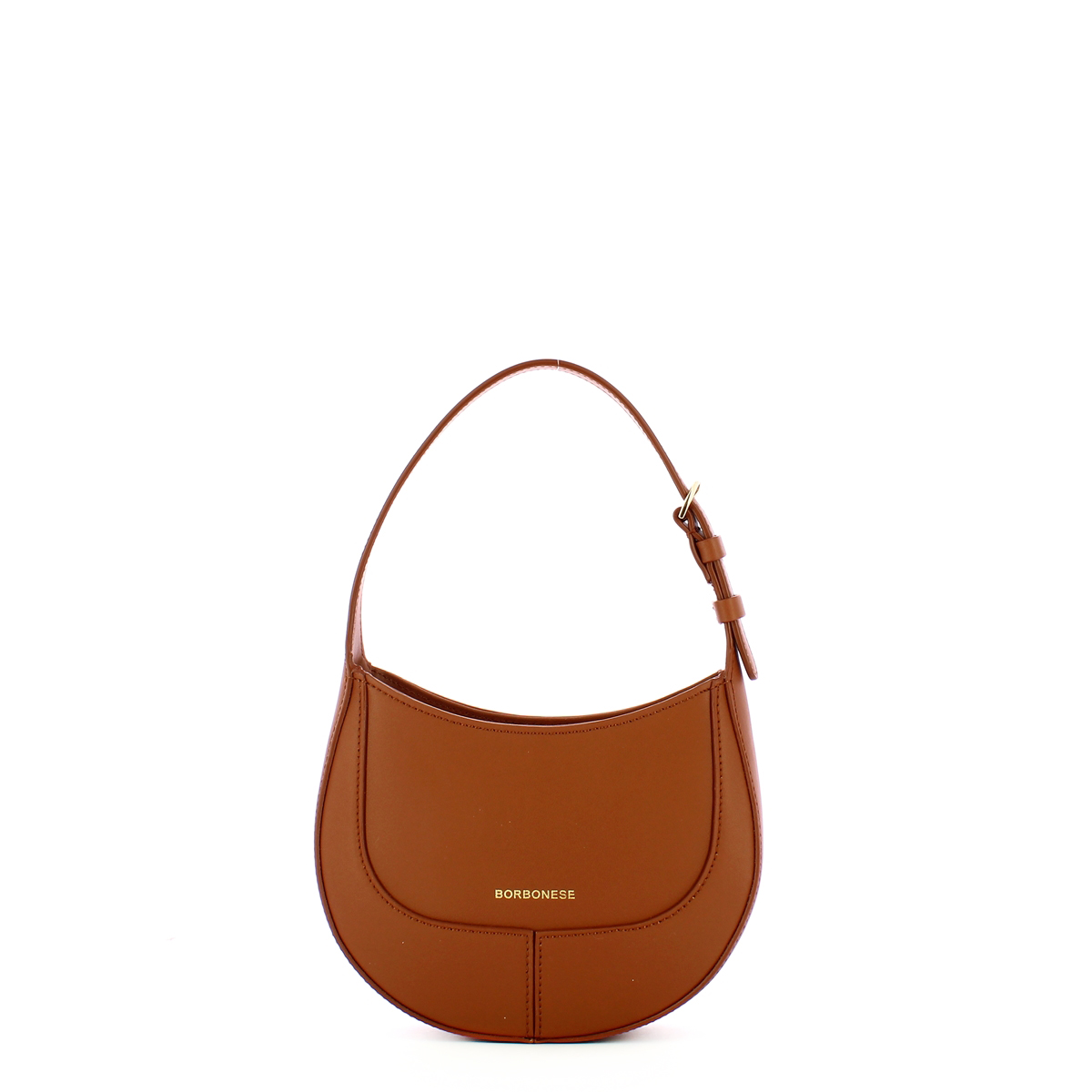 Borbonese Mini Hobo Bag 110 Cuoio - 3