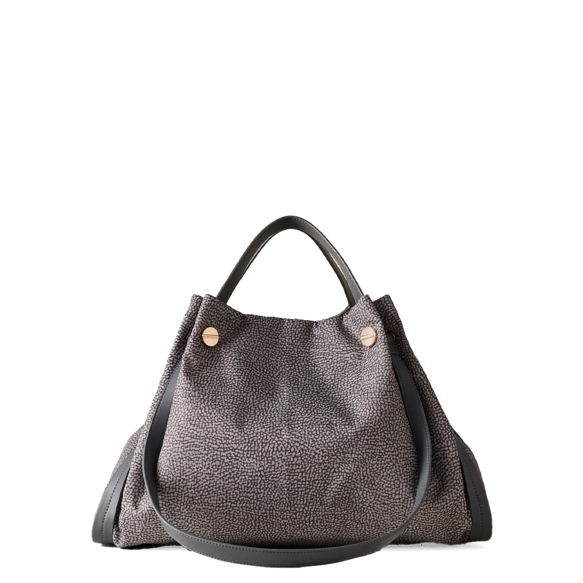 Borbonese Shopper New Orbit Medium Clay Grey - 1