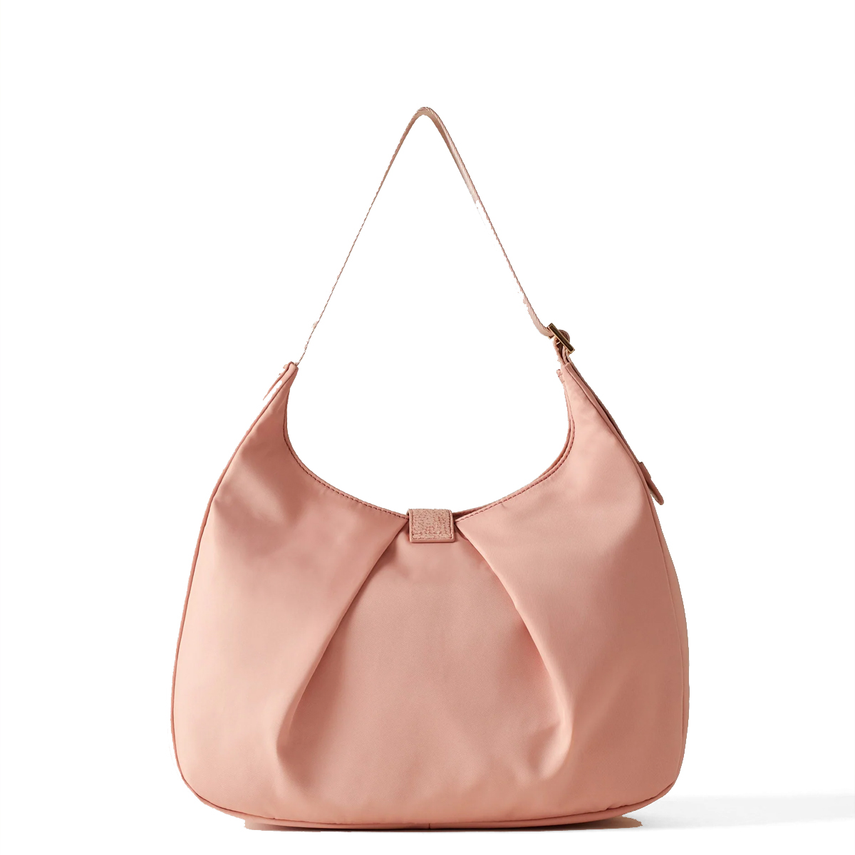 Borbonese Hobo Bag Cortina Medium in Nylon Blush - 3