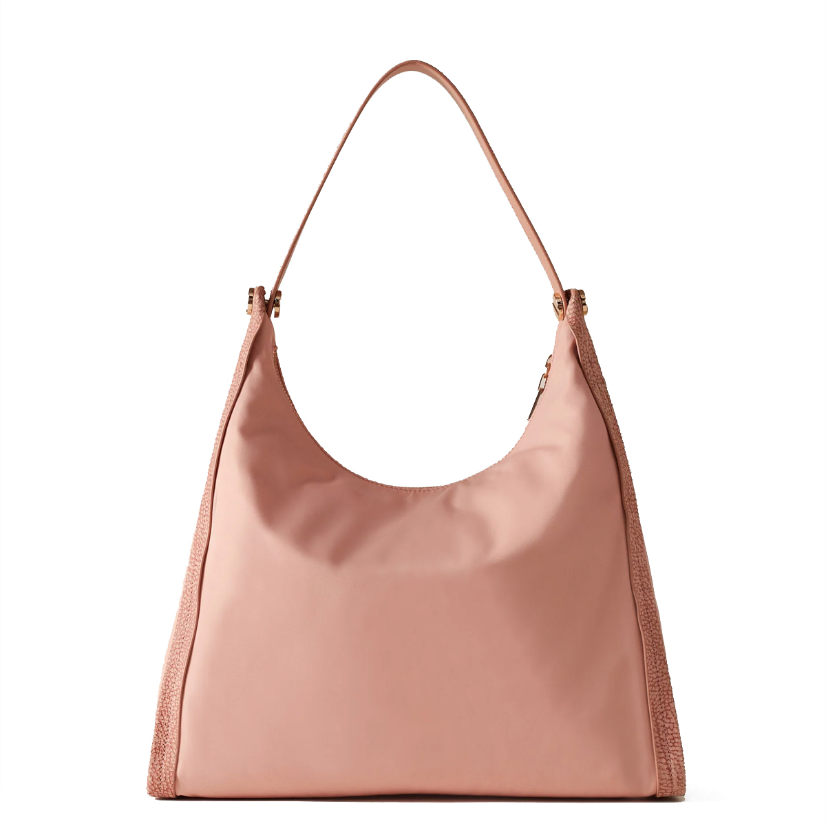 Borbonese Hobo Bag New Orbit Medium Blush - 3