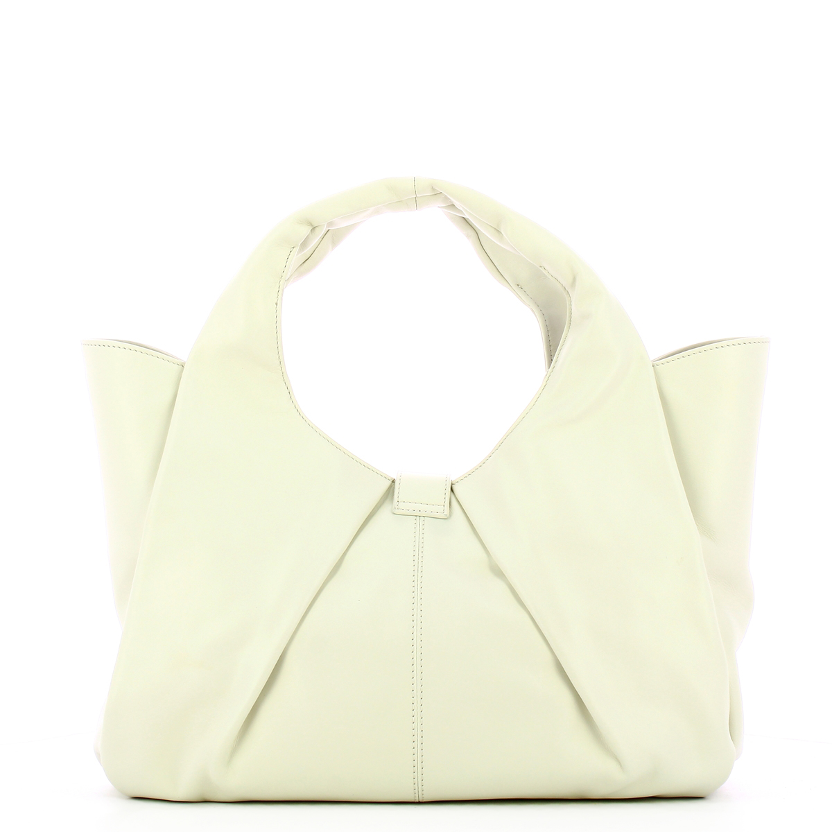 Borbonese Borsa a mano Cortina Medium Chantilly Cream - 3