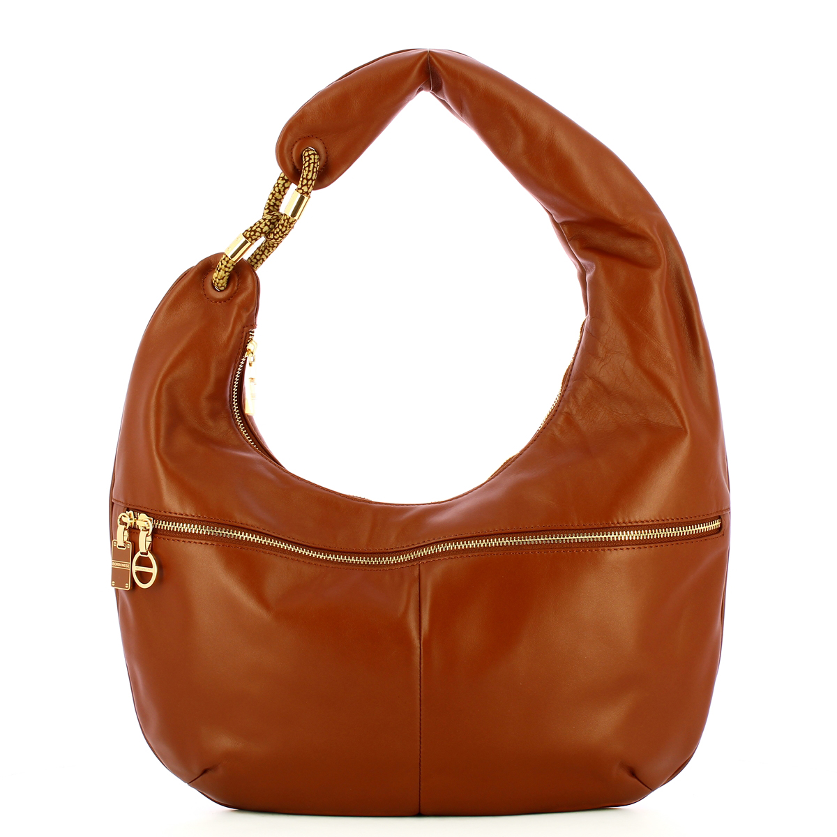 Borbonese Hobo Bag Infinite Cuoio OP Naturale - 1