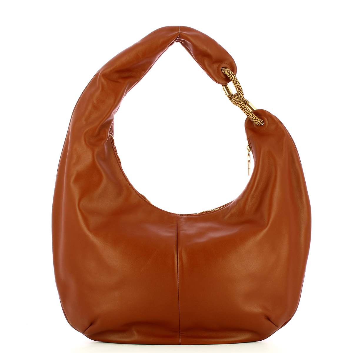 Borbonese Hobo Bag Infinite Cuoio OP Naturale - 3