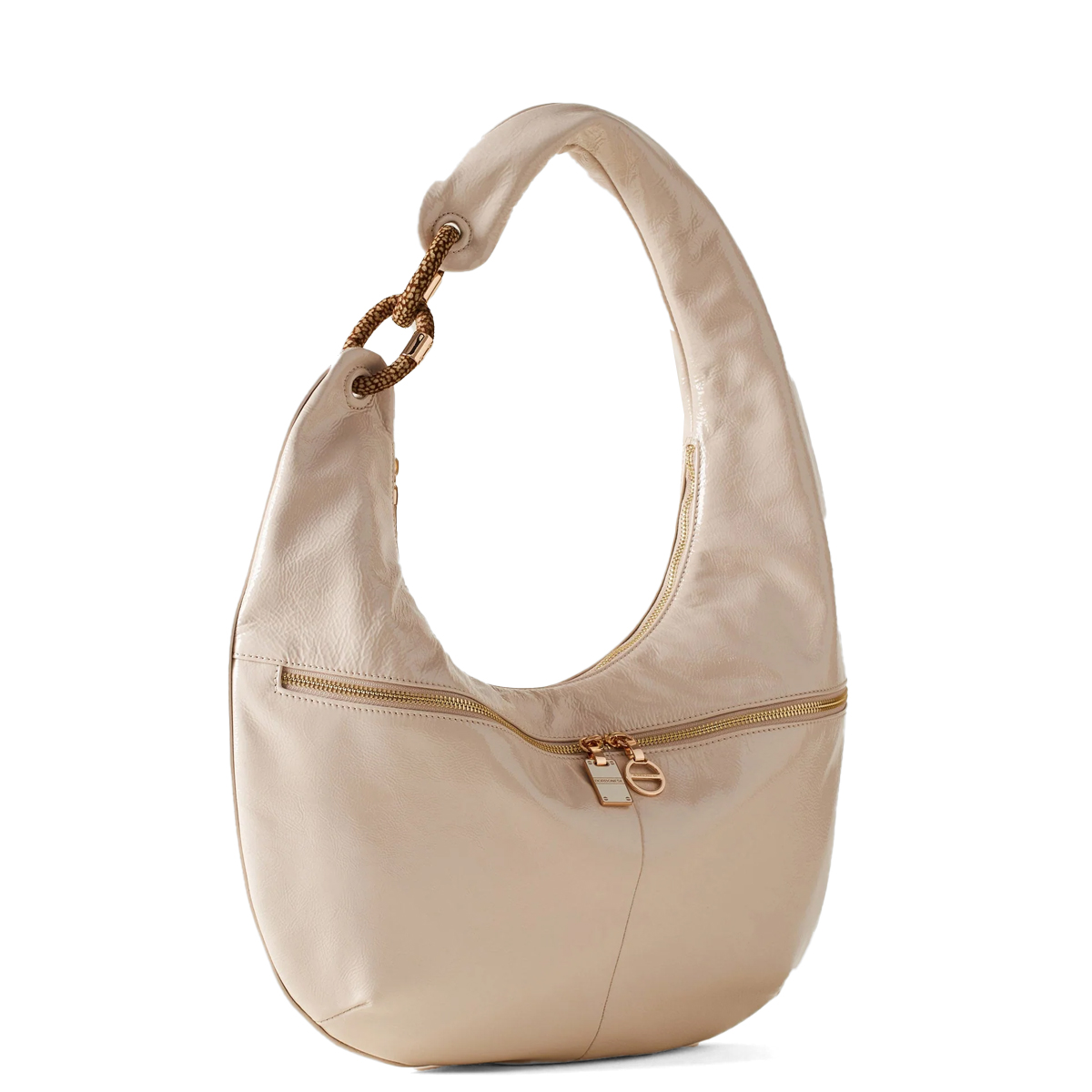 Borbonese Hobo Bag Infinite Large Cachemire Color OP Naturale - 2