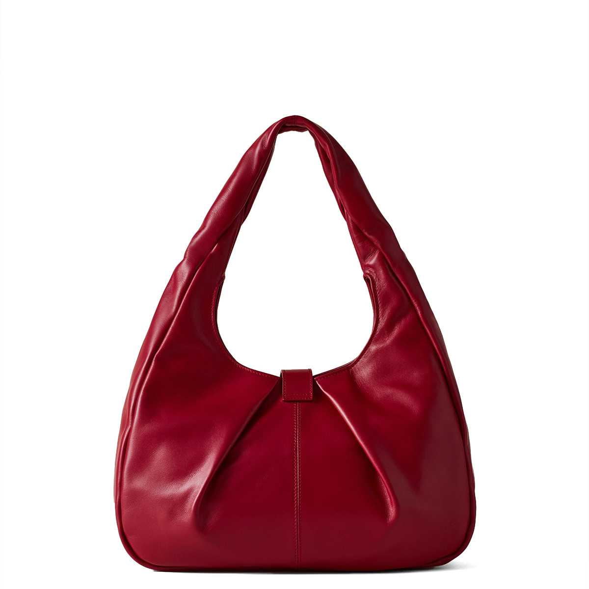 Borbonese Hobo Bag Cortina Medium Borgogna - 3