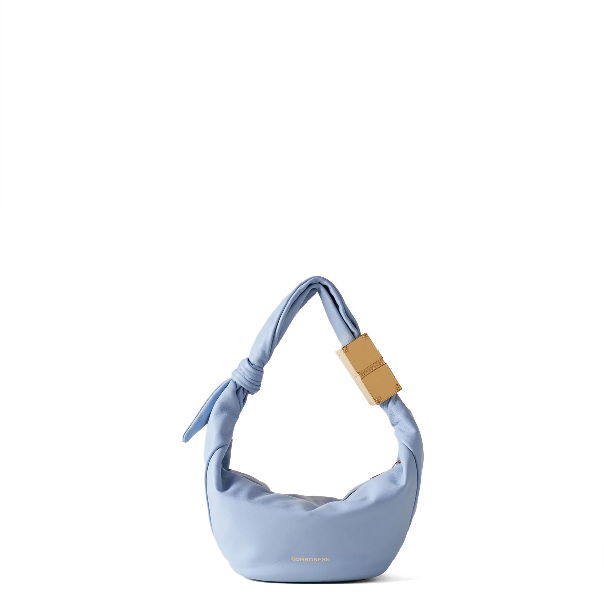 Borbonese Mini Hobo Bag Domino Topazio - 3