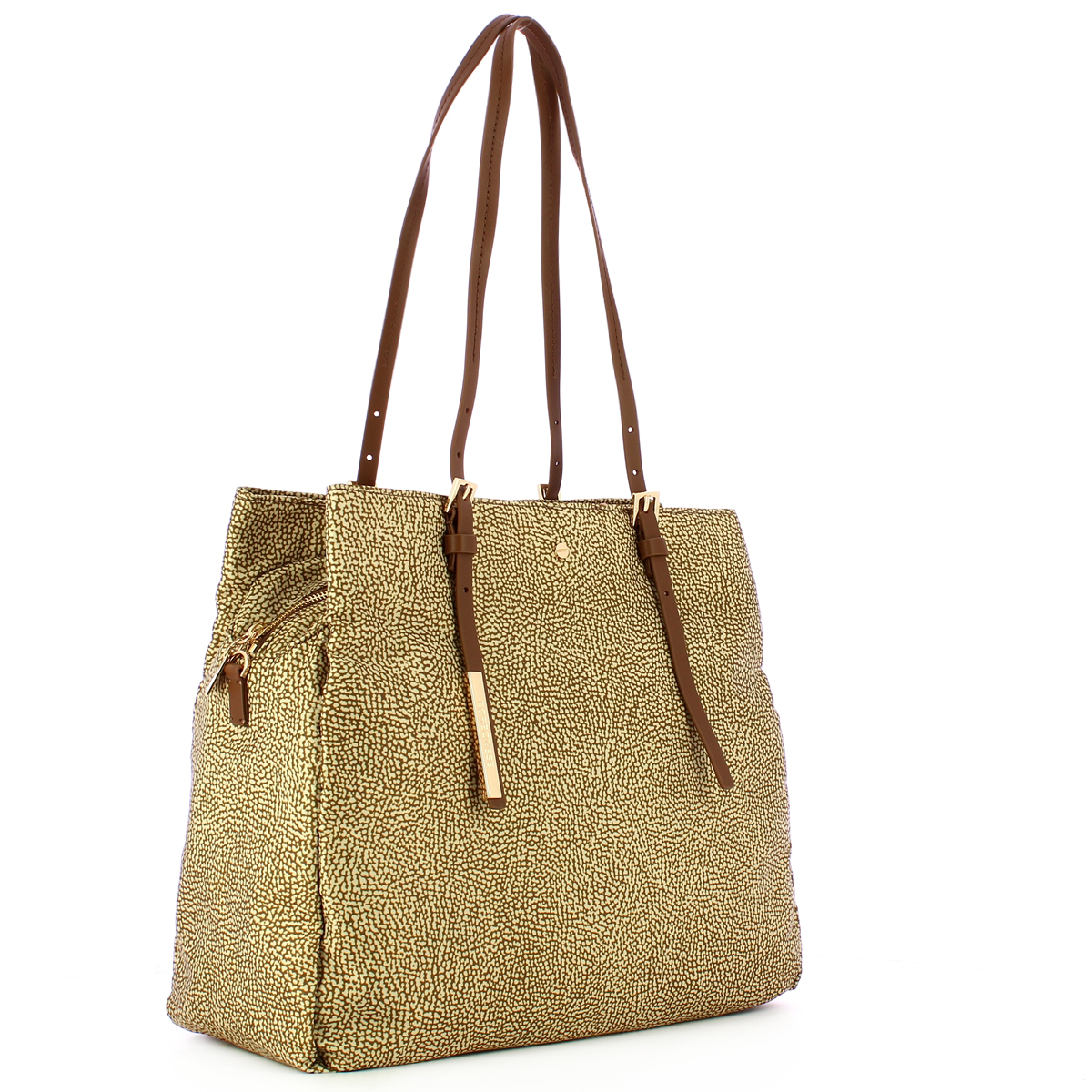 Borbonese Borsa a spalla Large Beige Marrone - 2