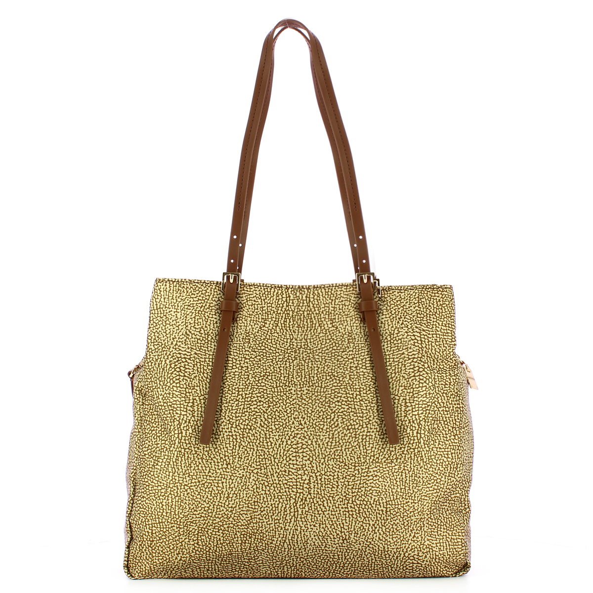 Borbonese Borsa a spalla Large Beige Marrone - 3