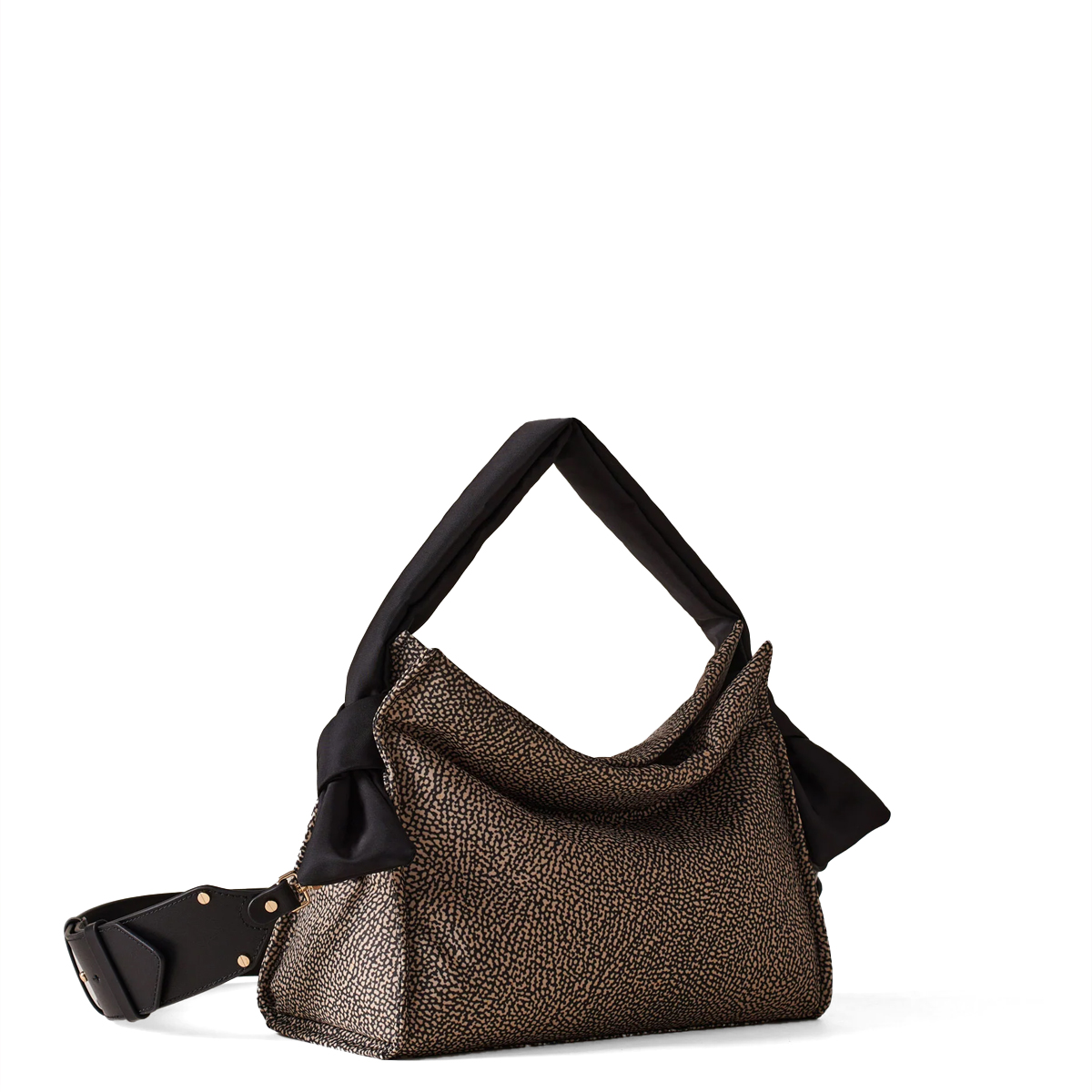 Borbonese Borsa a mano Lover Small OP Naturale Nero - 2