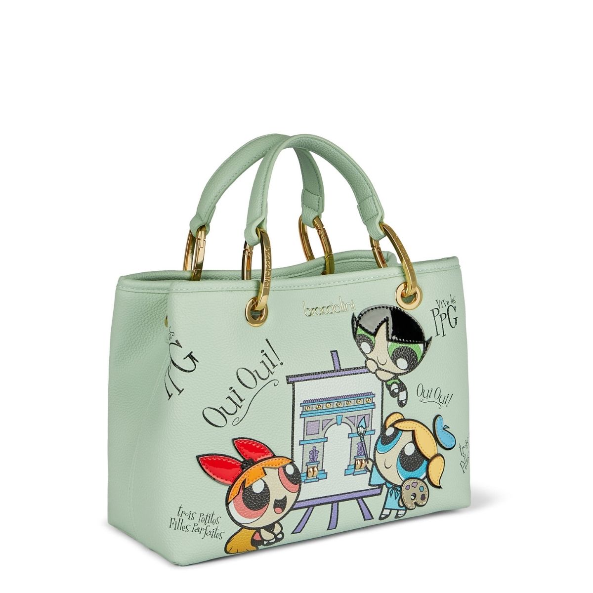 Braccialini Borsa a mano Superchicche Voyage Celeste - 2