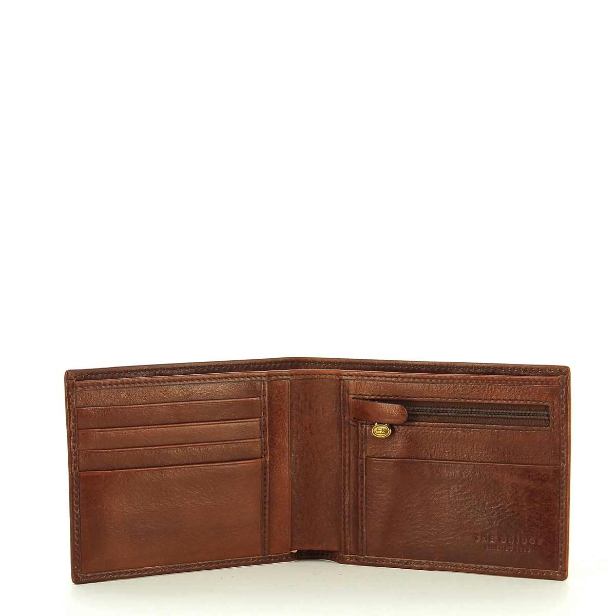 Man Wallet with zip coin pouch Story-CUOIO-UN