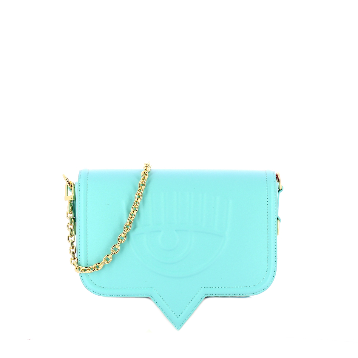 Chiara Ferragni Borsa Eyelike Big Tanager Turquoise - 4