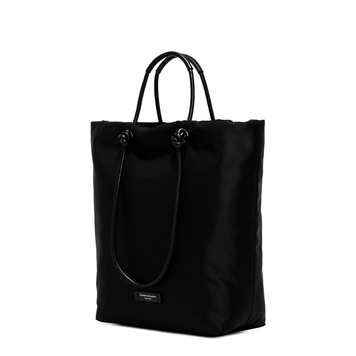 Gianni Chiarini Borsa a mano Kate Large in Nylon Nero - 2