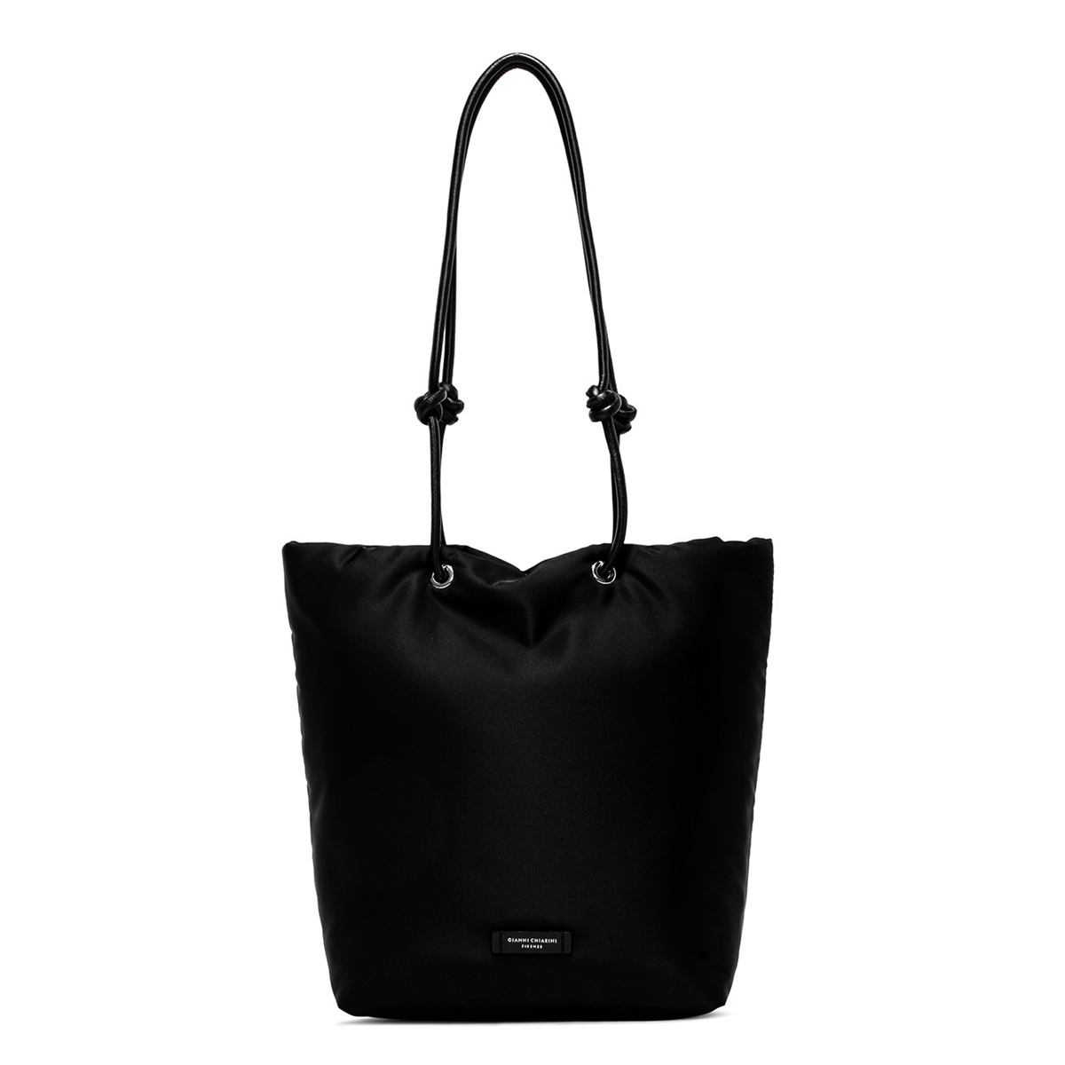 Gianni Chiarini Borsa a mano Kate Large in Nylon Nero - 4