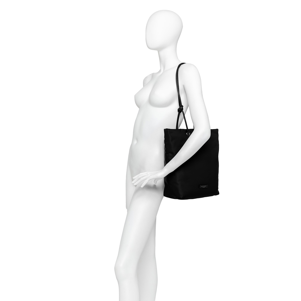 Gianni Chiarini Borsa a mano Kate Large in Nylon Nero - 7