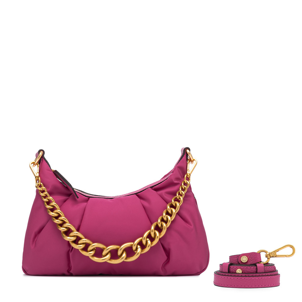 Gianni Chiarini Borsa a spalla Bonnie in Nylon Vanity Pink - 4