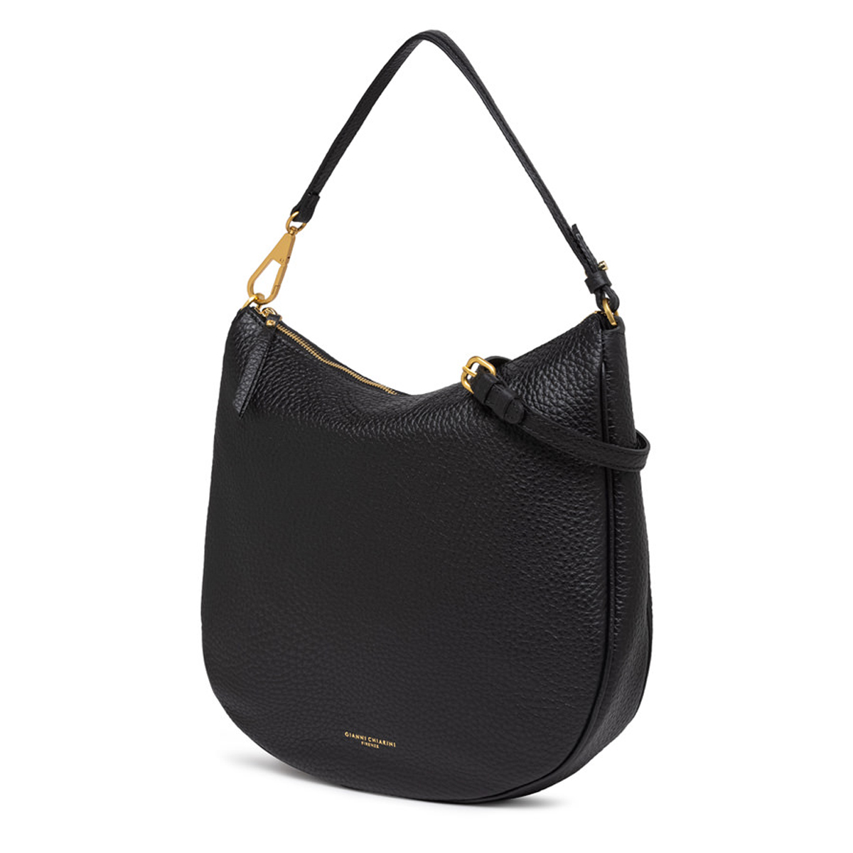 Gianni Chiarini Hobo Bag Medium Brooke Nero - 2