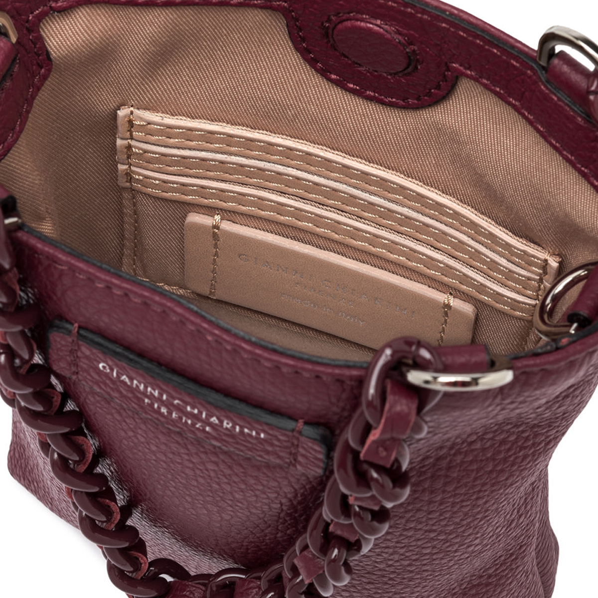 Gianni Chiarini Mini Borsa a mano Camilla Red Beet - 6