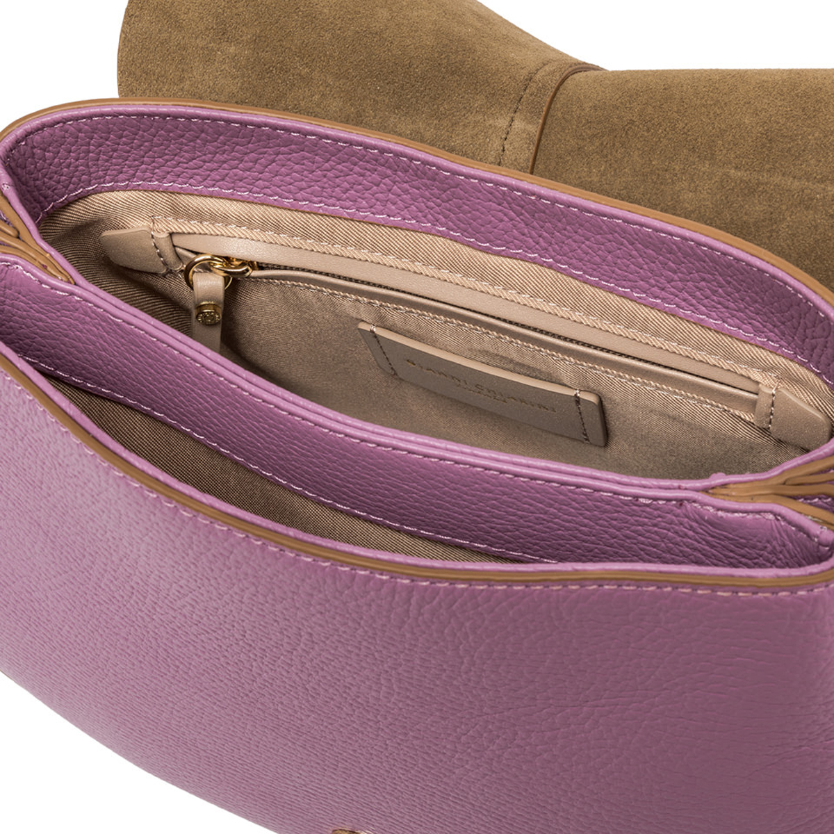 Gianni Chiarini Borsa a tracolla Helena Round Small Argyle Purple - 5