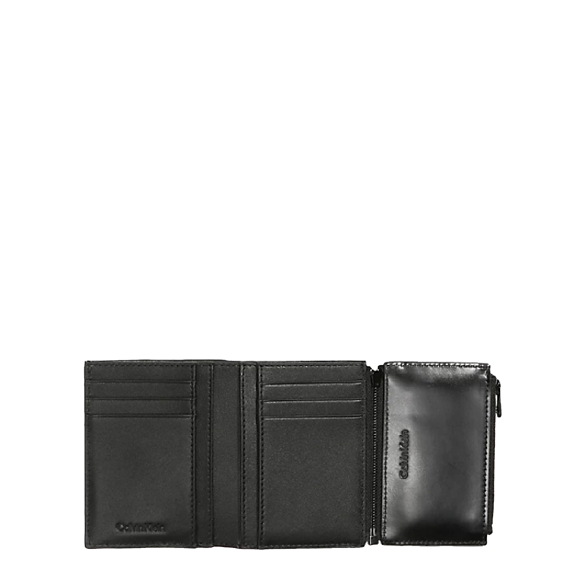 Calvin Klein Portafoglio RFID CK Median in pelle CK Black - 3