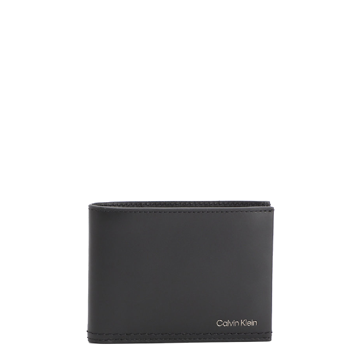 Calvin Klein Portafoglio RFID Duo Stitch in pelle CK Black - 1