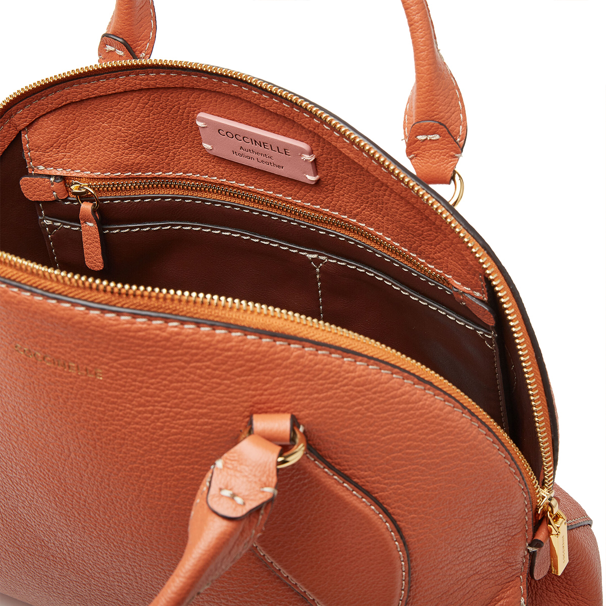 Coccinelle Borsa a mano Colette Medium Chestnut - 4