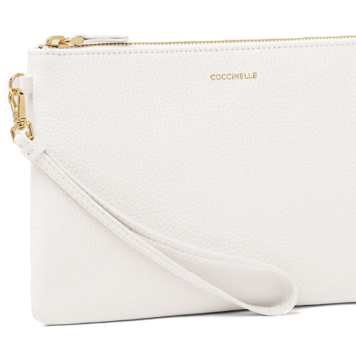 Coccinelle Pochette New Best Soft Medium Coconut Milk - 3