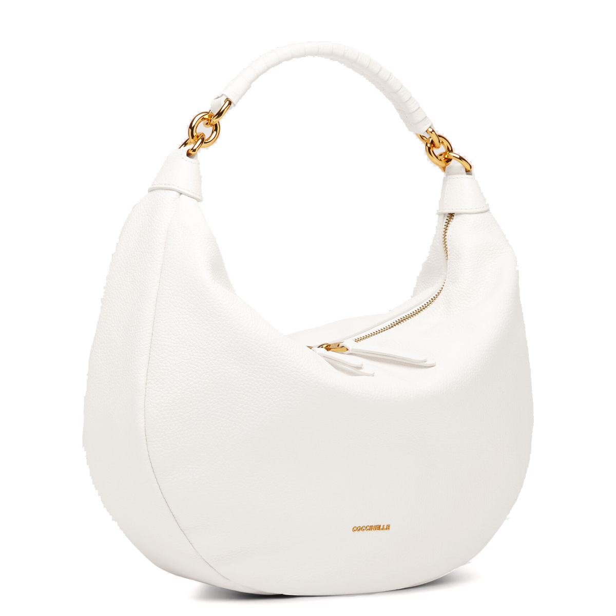 Coccinelle Hobo Bag Maelody Medium Coconut Milk - 2