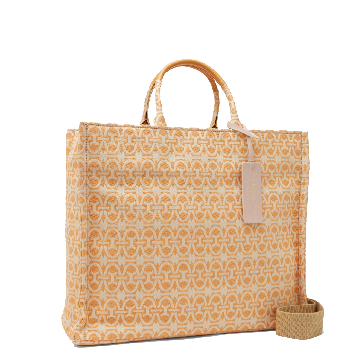 Coccinelle Borsa Never Without Jacquard Large Multicolor Apricot Apricot - 2