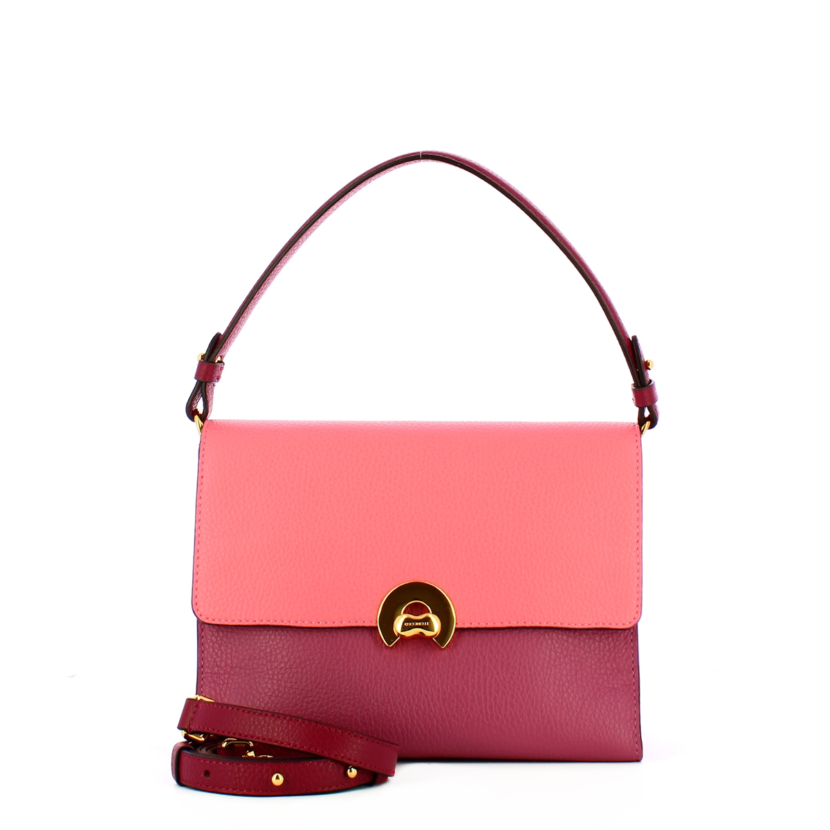 Coccinelle Borsa a mano Binxie Tricolor Multicolor Hyper Pink - 4