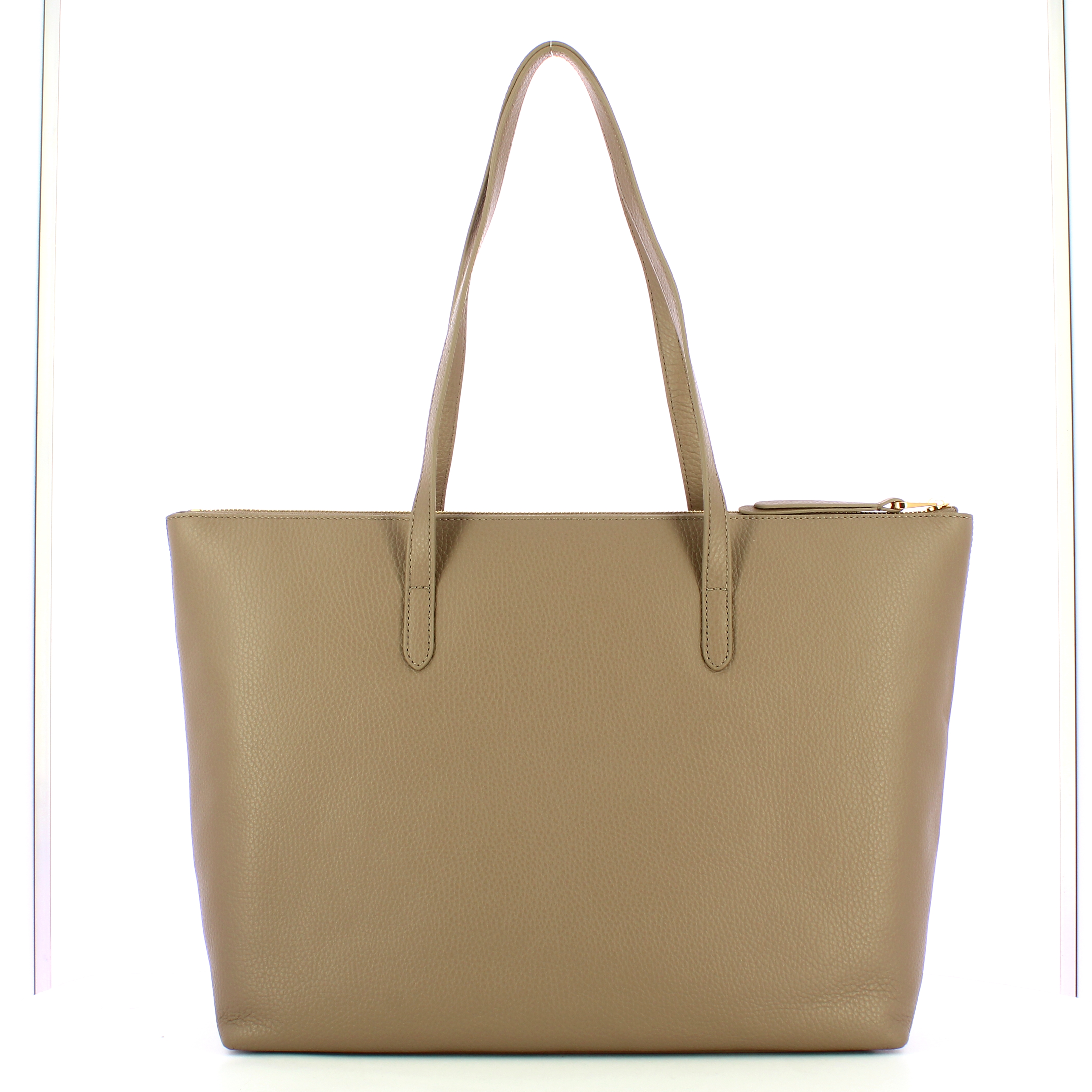 Coccinelle Shopping Bag Gleen Large Warm Taupe - 3